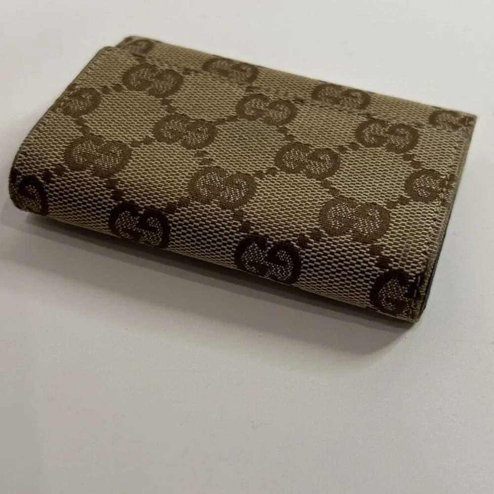 Gucci Brown GG Canvas Coin Case - Picture 6 of 13